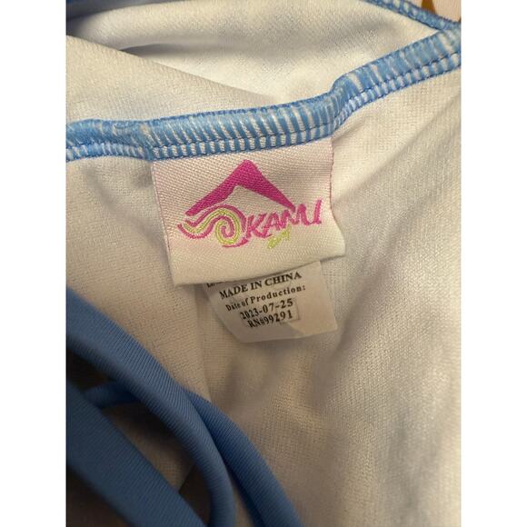 Kanu Surf Hurricane Beach Sport UPF 50+ 1-Piece Swimsuit, Gigi Blue, 12 Years - Picture 2 of 6